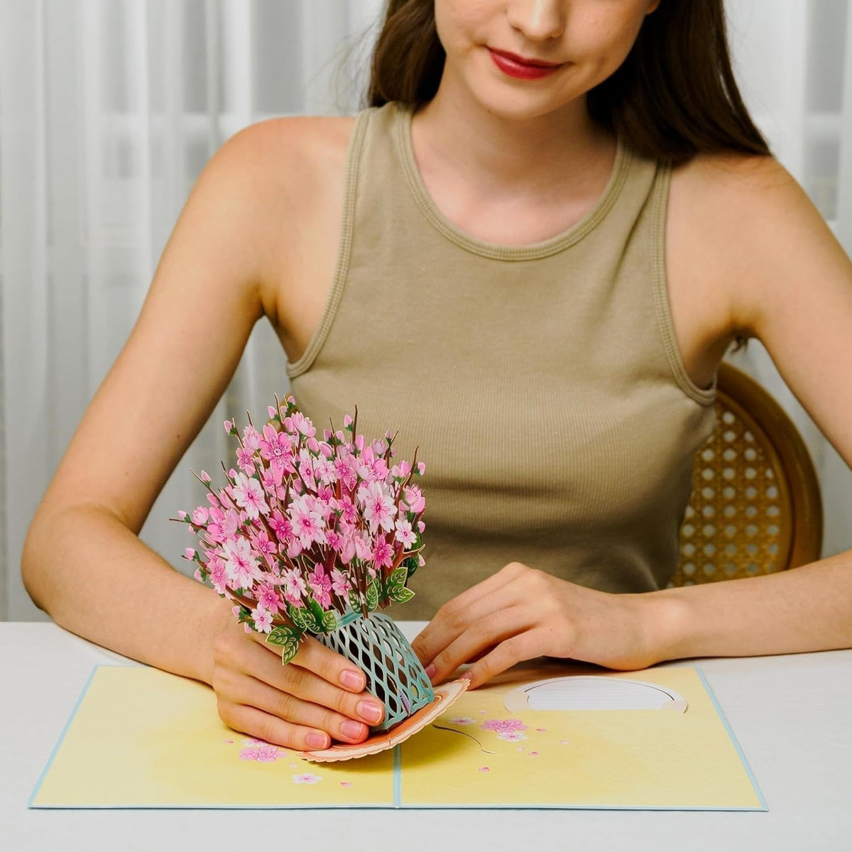 🏆35K+ SOLD! 🌼💌 Forever-Blooming 3D Flower Pop-Up Card– Personalized Love Message & Everlasting Bloom 🎁