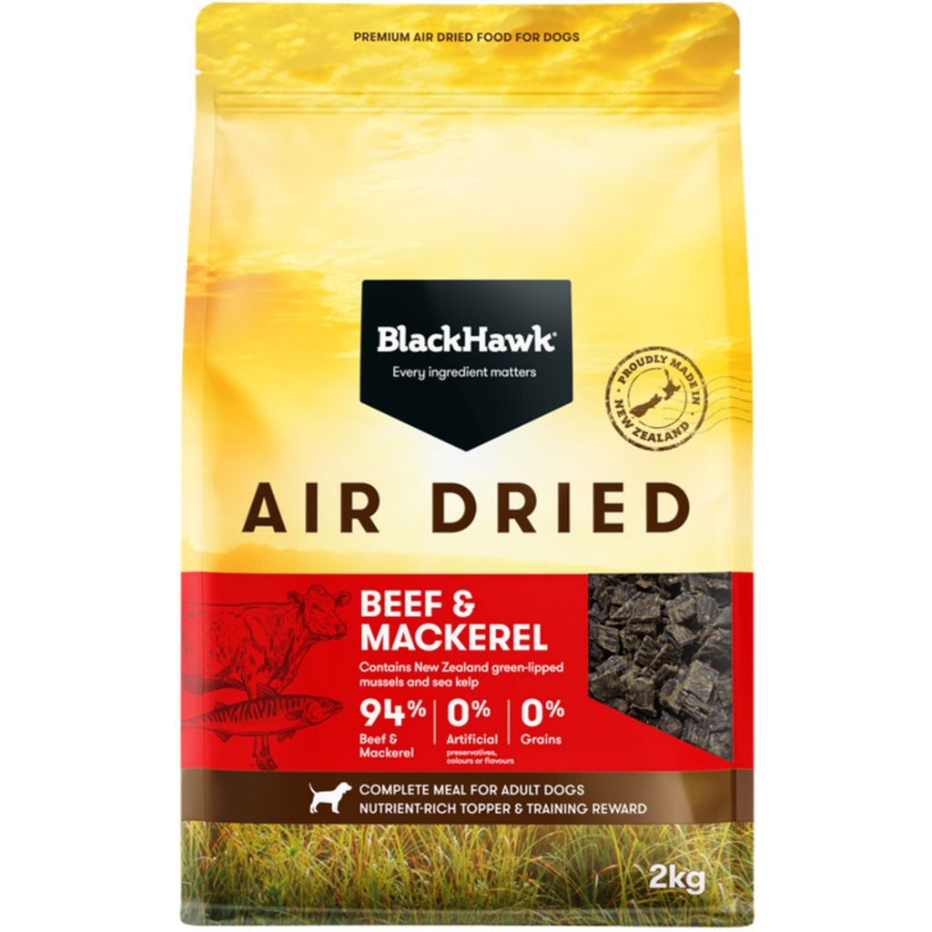 Black Hawk Beef & Mackerel Air Dried Adult Dog Food