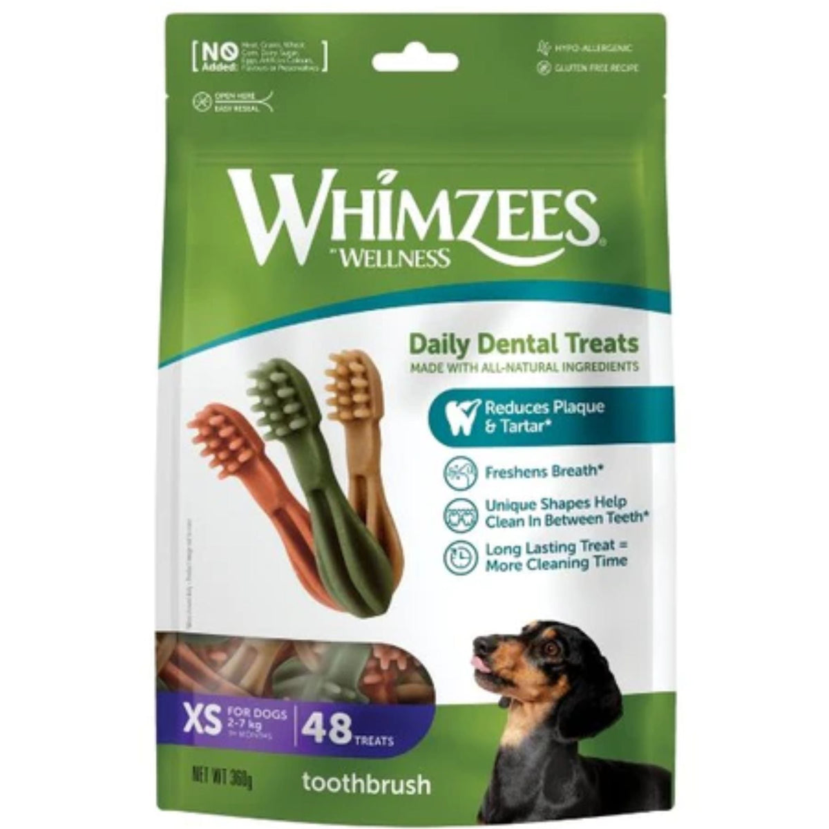 Whimzees Dental Dog Treats Toothbrush