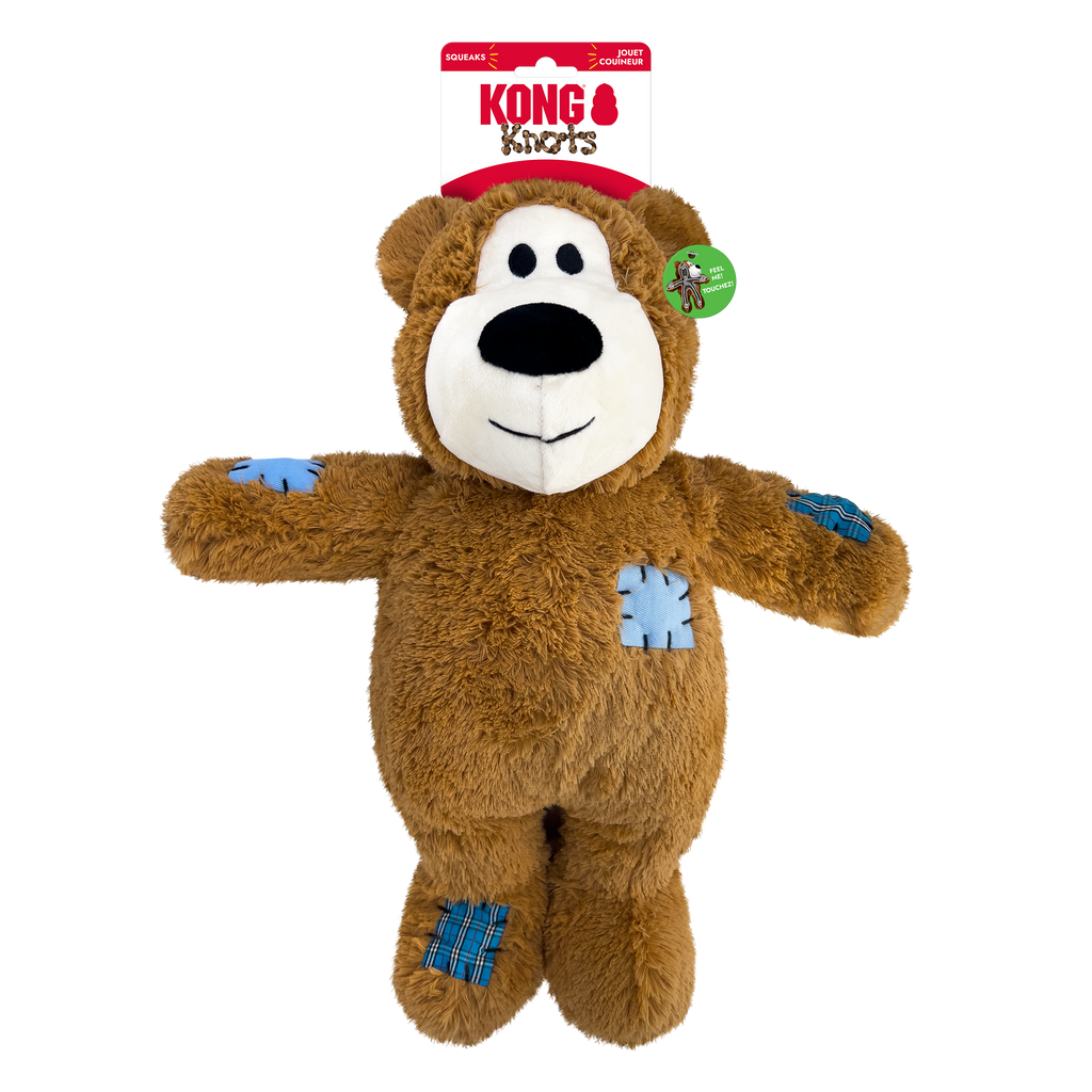 KONG Dog Toys Wild Knots Bear Assorted