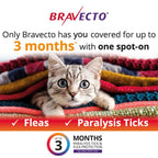 BRAVECTO For Small Cats 1.2-2.8kg 2 Pipettes