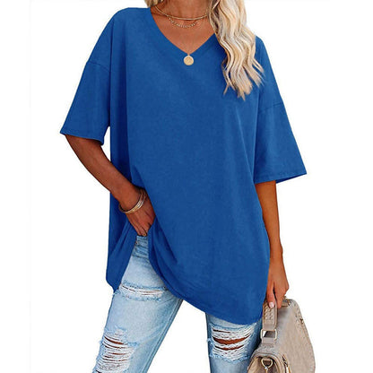 🌷2025 Limited Sale 50% Off🌷Ladies V-Neck T-Shirt