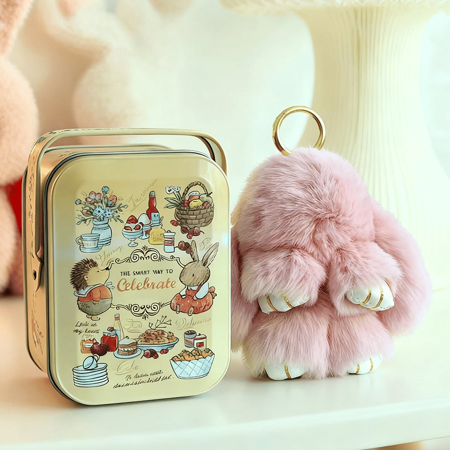💕Early Bird Special Offer: 60% OFF🐰 Handmade Soft Bunny PomPom Charms