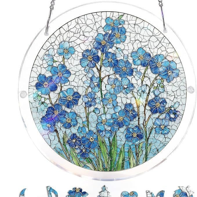 🔥LAST DAY 70% OFF 🧩Acrylic 80 Pcs Puzzle✨Suncatcher Hanging Ornament