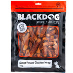BlackDog Sweet Potato Chicken Wrap Dog Treats