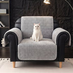 Waterproof One-Piece Cozy Flannel Sofa Protection Non-Slip Recliner Couch Covers