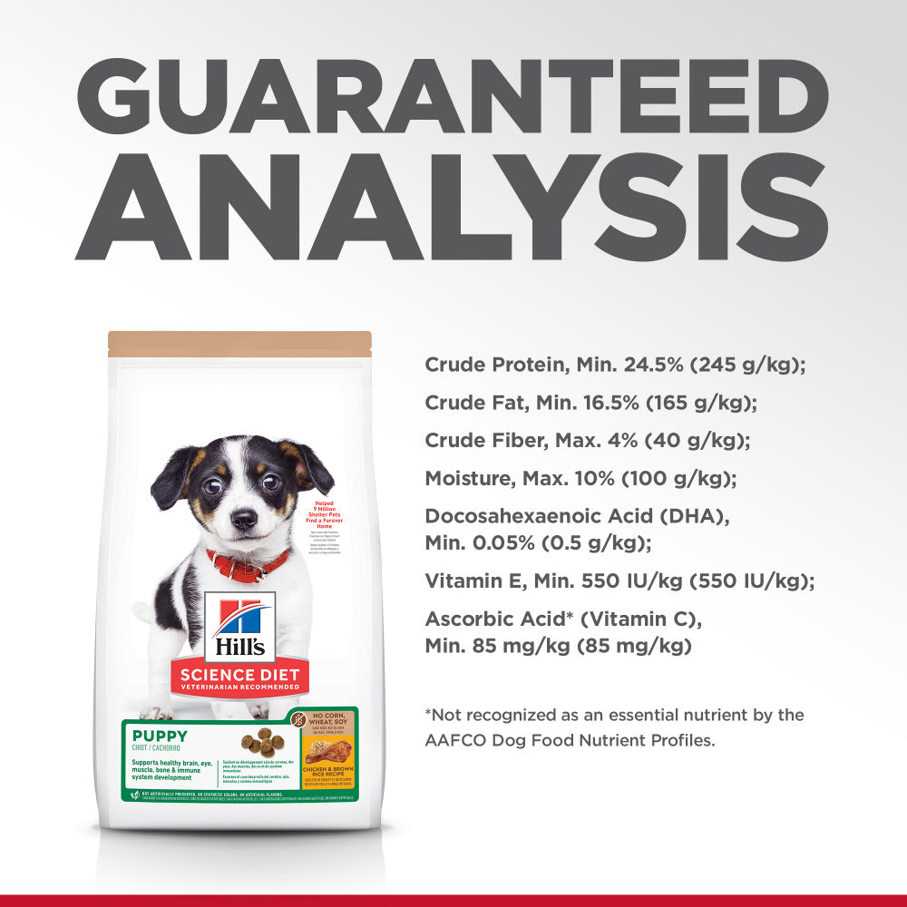 Hill's Science Diet No Corn, Wheat, or Soy Chicken Puppy Dry Dog Food