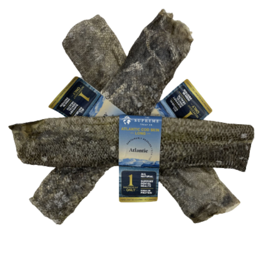 The Supreme Treat Co Long Cod Skin Dog Treats