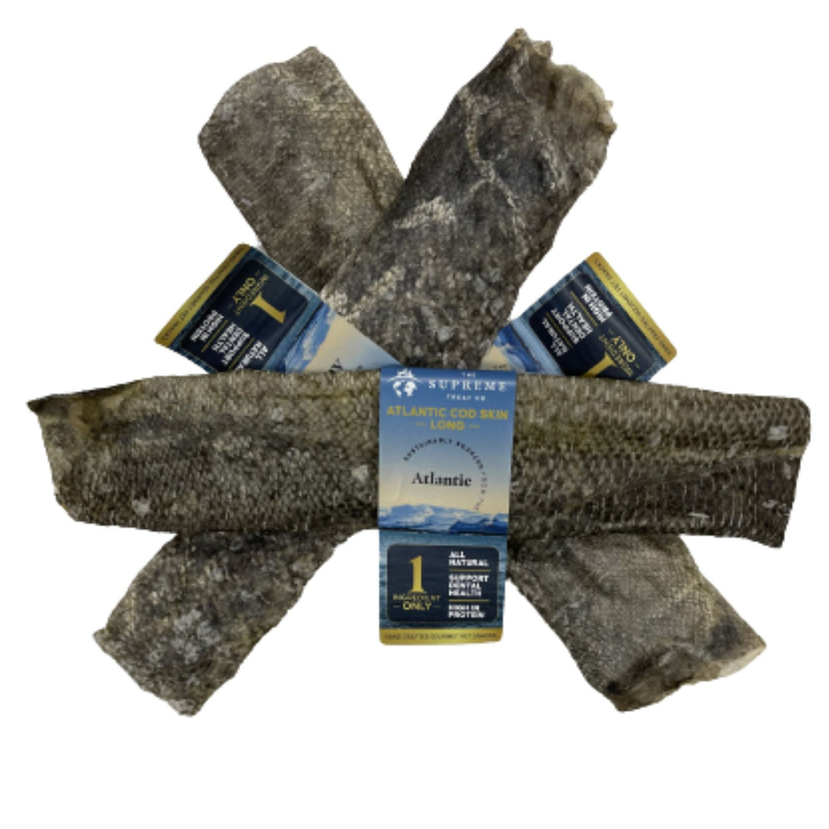 The Supreme Treat Co Long Cod Skin Dog Treats