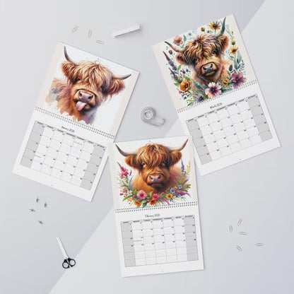 🏆Flash Sale⚡10K+ SOLD! Almost Gone-🐮Highland Cow Calendar 2026 📅