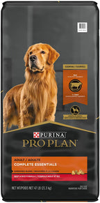 Purina Pro Plan With Probiotics High Protein Shredded Blend Beef & Rice Formula Dry Dog Food