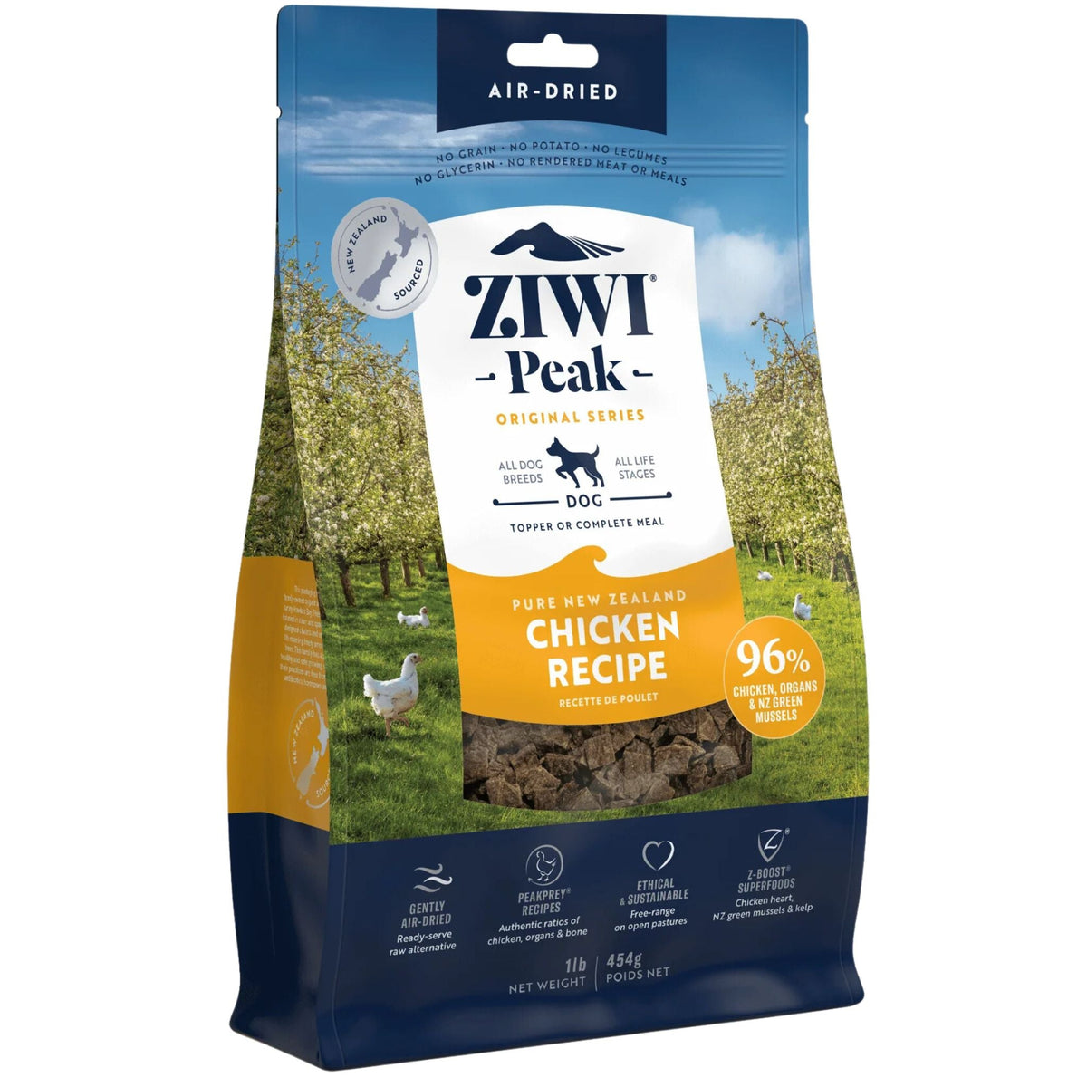 ZIWI Peak Dog Food Air Dried Free-Range Chicken