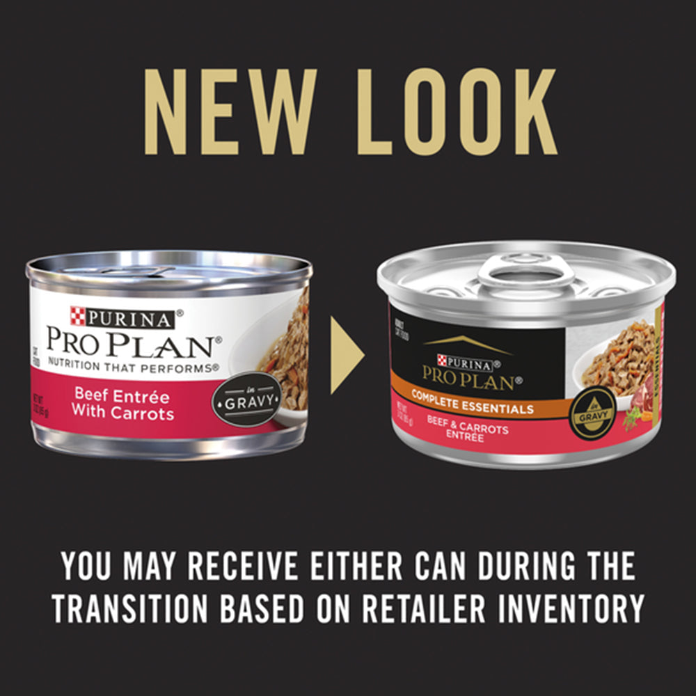 PRO PLAN Beef Entrée With Carrots In Gravy Wet Cat Food 85g