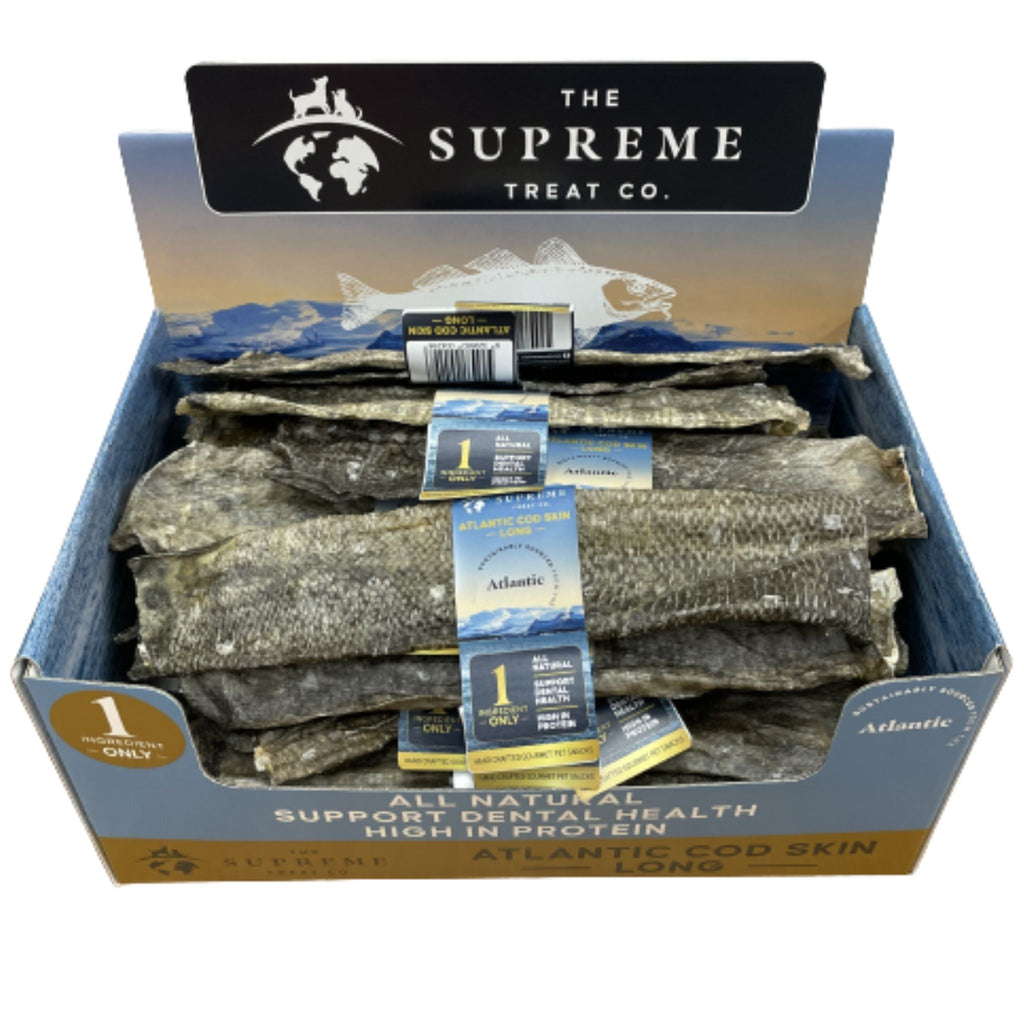 The Supreme Treat Co Long Cod Skin Dog Treats