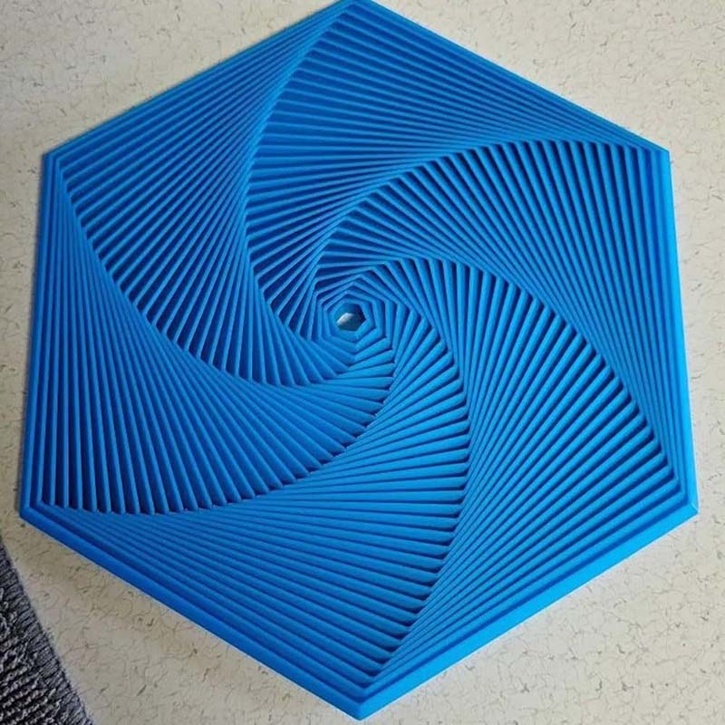 🔥3D Printed Hexagonal Magic Spiral Tower Puzzle Decompression Toy
