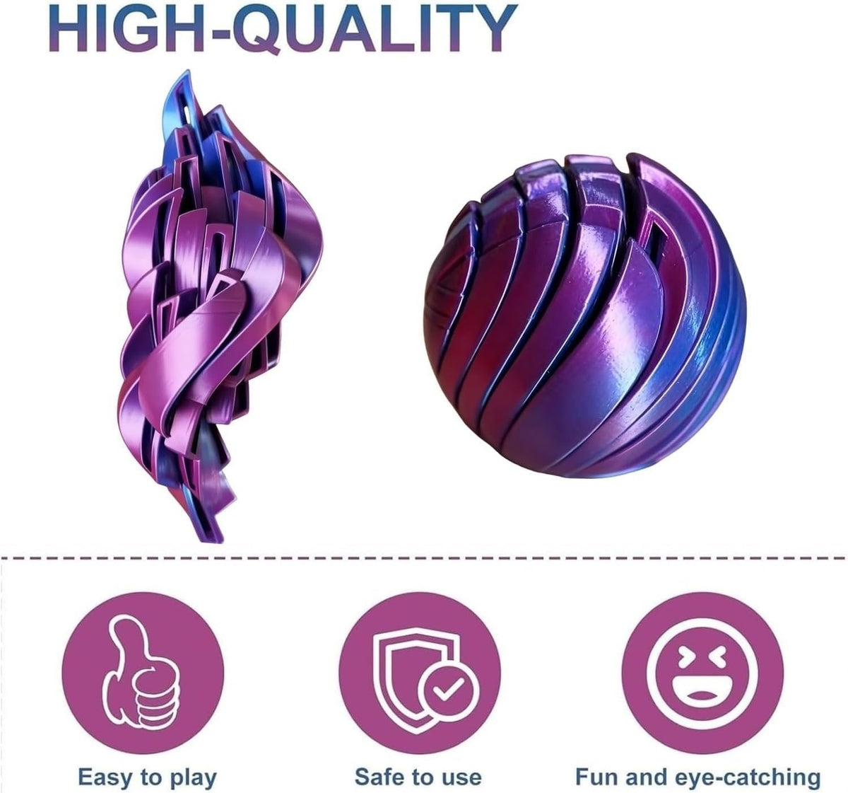 🎄LAST DAY SPECIAL PRICE: ￡8.99!!🎁3D Printing Slime Ball Fidget Toy👍