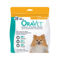ORAVET Dog Dental Hygiene Chews (for Dogs weighing up to 4.5kg)