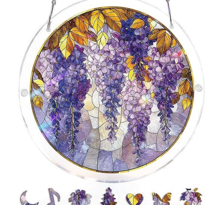 🔥LAST DAY 70% OFF 🧩Acrylic 80 Pcs Puzzle✨Suncatcher Hanging Ornament