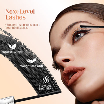 ✨LAST DAY BUY 1 GET 1 FREE!!✨Ultimate Waterproof & Sweatproof Lengthening & Curling Mascara👁️