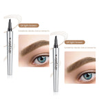 🔥 Waterproof Microblading Eyebrow Pen 4 Fork Tip Tattoo Pencil