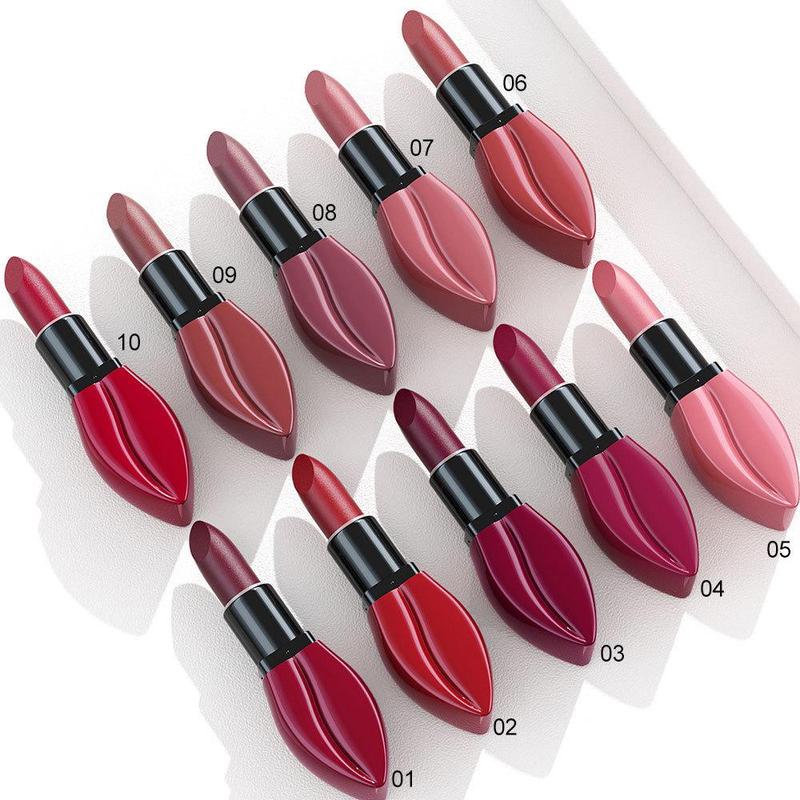 💄LAST DAY SALE -EACH ONLY ￡2.39!!💝Lip-shaped Long Lasting Waterproof Lipstick