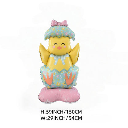 🎁EASTER SALE – £5.99!!🐰🎉Giant 3D Standing Bunny Balloon Self-Supporting Festive Cheer