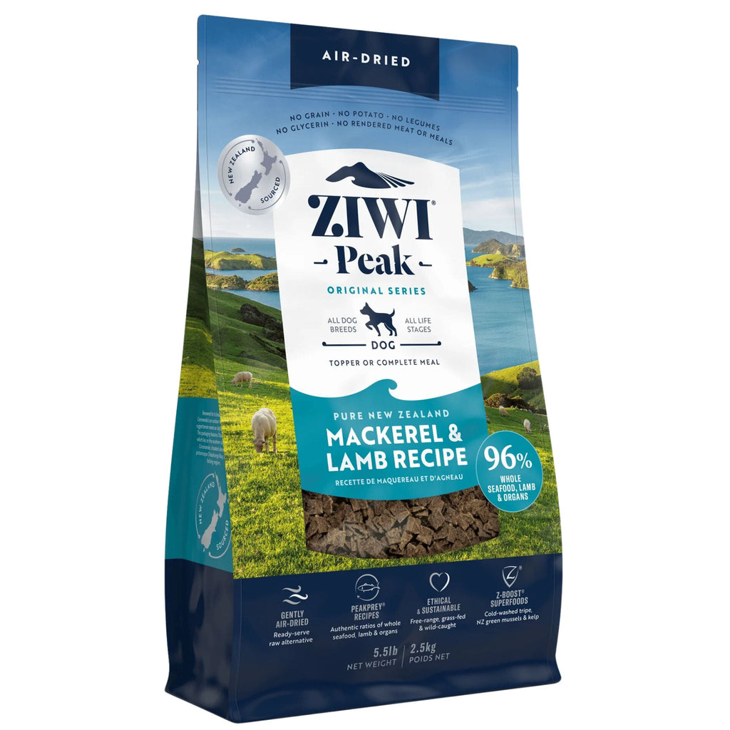 ZIWI Peak Dog Food Air Dried Mackerel and Lamb