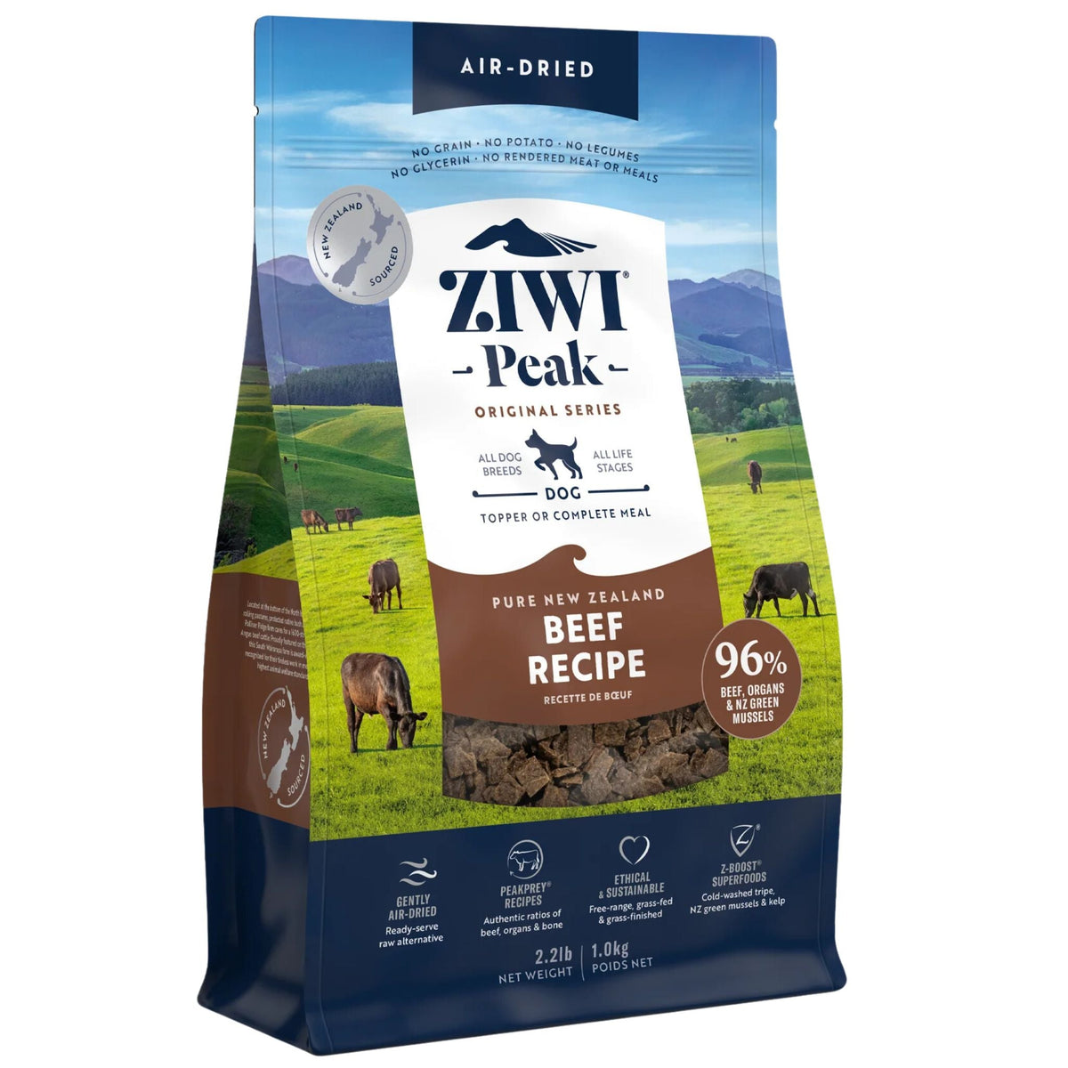 ZIWI Peak Dog Food Air Dried Beef