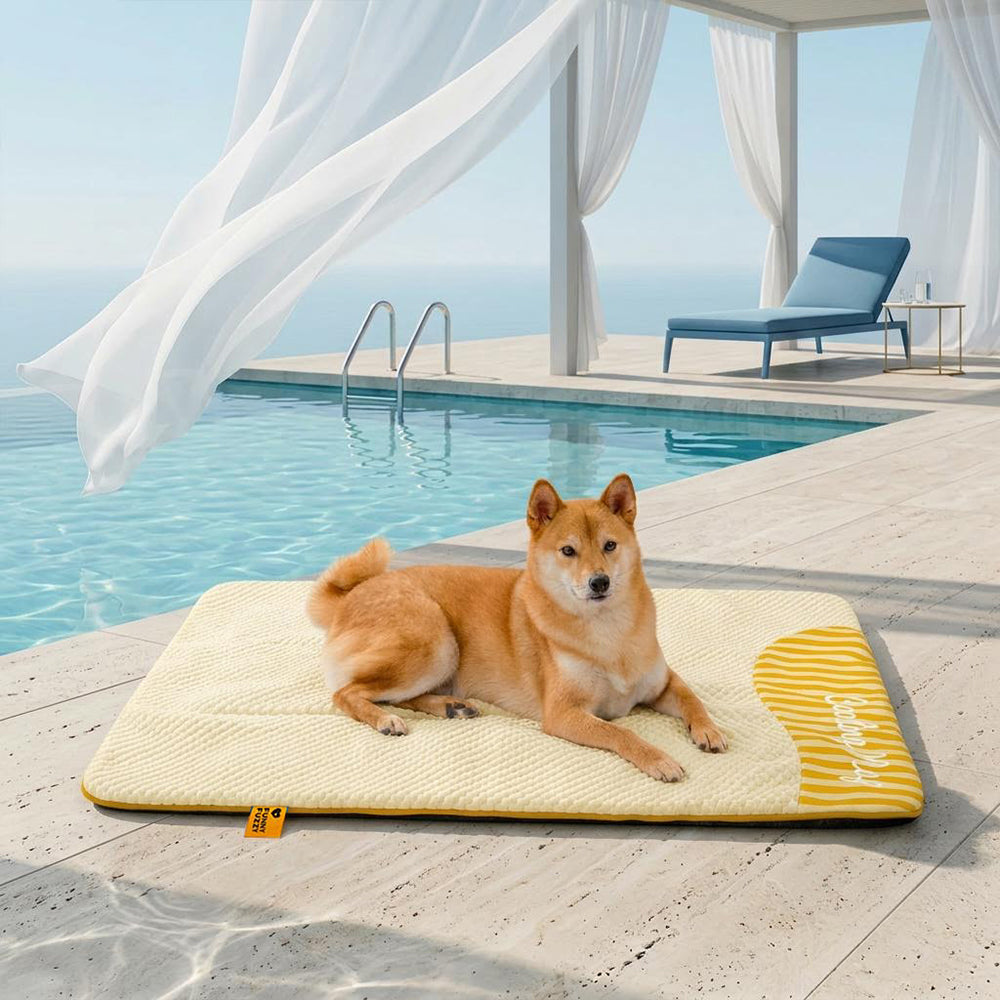 Large Washable Cooling Non-slip Outdoor Dog Mat - Cooling Nap