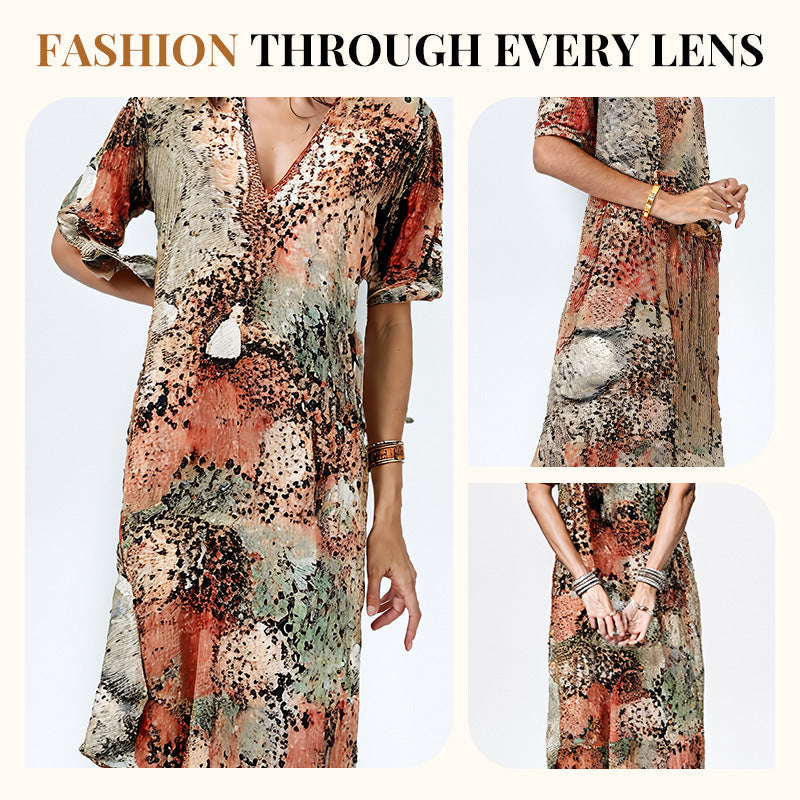 💥2025 Mother's Day Sale 49% OFF🤩Vibrant midi dress