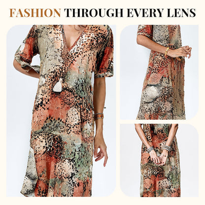 💥2025 Mother's Day Sale 49% OFF🤩Vibrant midi dress