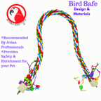 1114 Huge Rope Charm Perch 46"