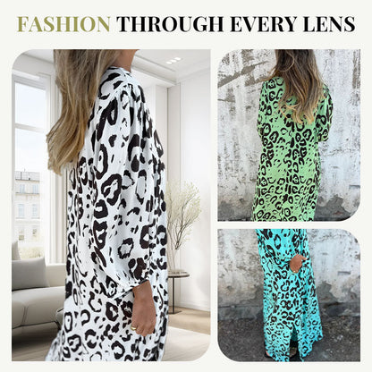 🌸Summer Specials🌸 V-Neck Printed Flowy Dress with Pockets