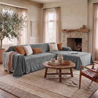 Soft and Waterproof Scratch-Resistant Non-Linting Throw  Sectional Couch Cover