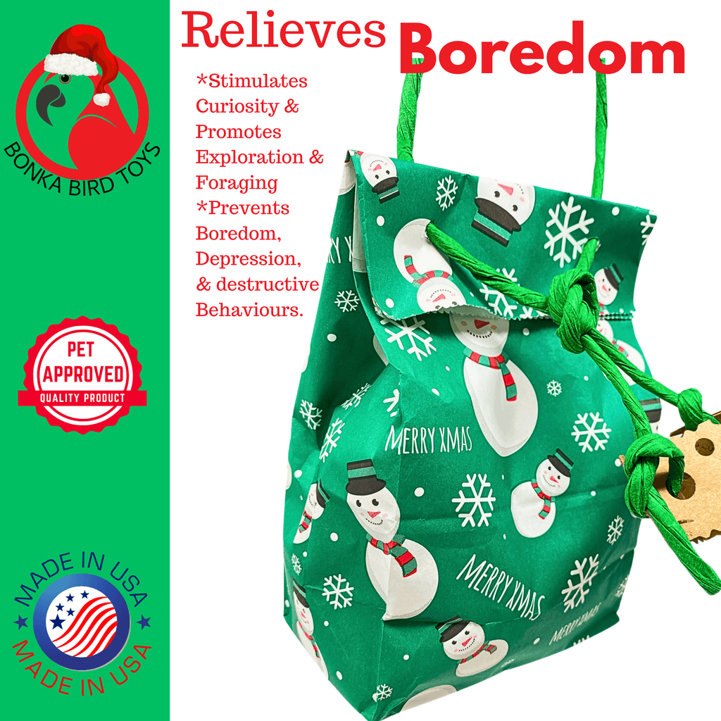 2754 Christmas Snowman Treat Bag