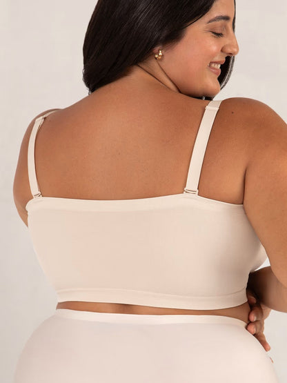 ⛱️Last Day Special Price ￡10.99!!🤩🔥Convertible Strapless Bandeau Bra with Wireless Comfort, Anti-Slip Grip & Removable Straps