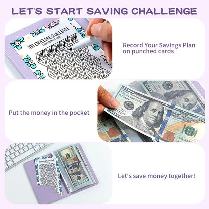 🔥BEST NEW YEAR GIFT £8.99!!🎁100 Envelope Savings Challenge Book💷