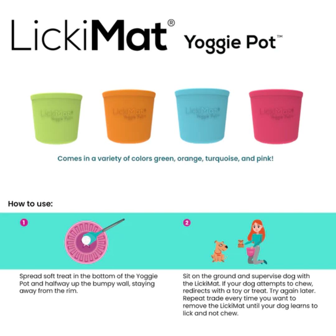 LickiMat Dog Yoggie Pot