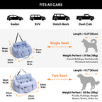 Portable Leisure Outing Pet Bolster Large Dog Car Seat Bed