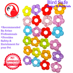 Pk24 Tiny Plastic Flower Beads