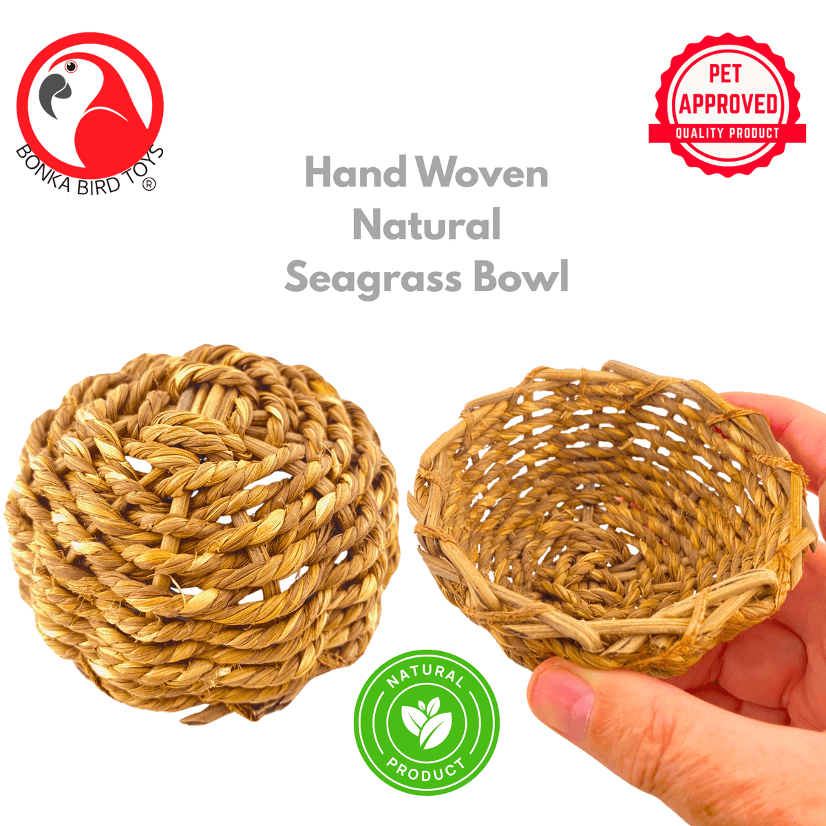 1262 Natural Grass Bowl