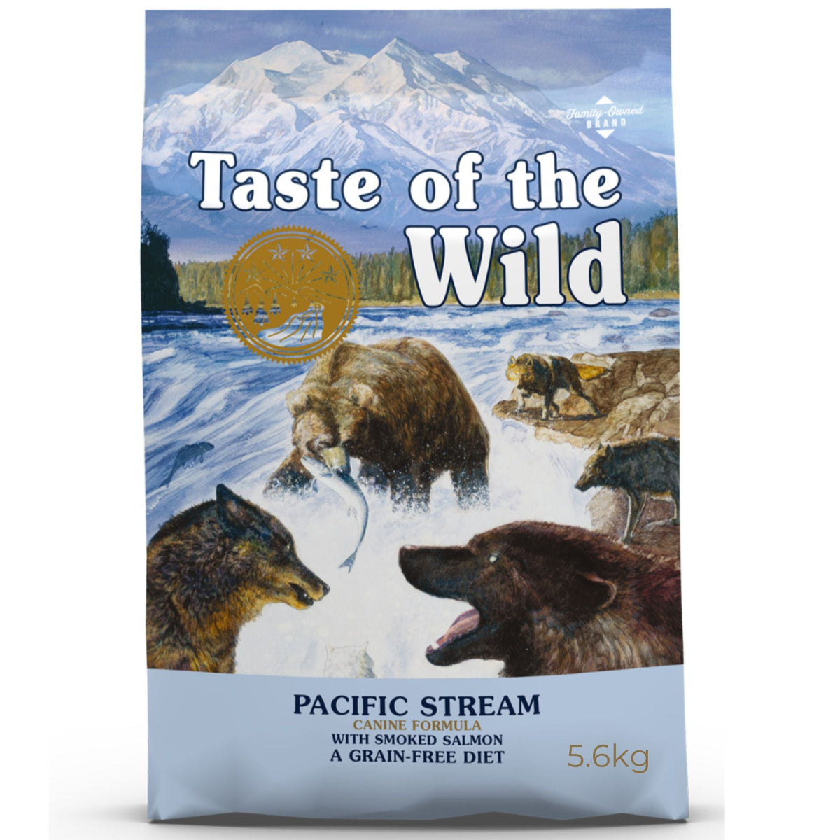 Taste of the Wild Pacific Stream Adult Dry Dog Food with Smoked Salmon