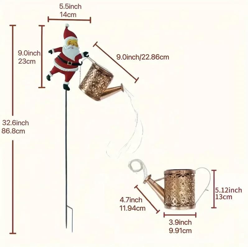 🎅Christmas Sale 50% OFF!!🎄50K+ SOLD! 🎁✨Christmas Solar Kettle Light & Lantern Garden Decor Collection💕