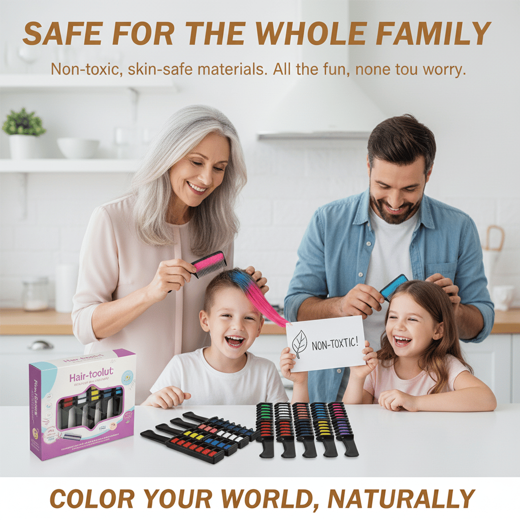 💇‍♀️✨Christmas Sale 50%🔥Festive Fun Hair Chalk Combs