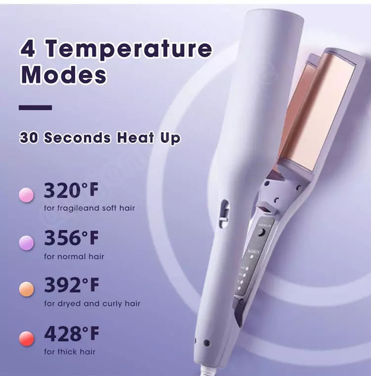 🔥🖤Early Black Friday Sale: 49% OFF🔥French Wave Curling Iron