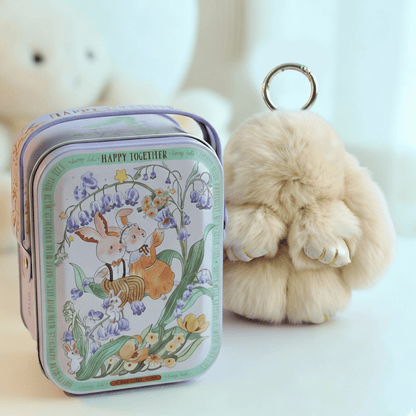 💕Early Bird Special Offer: 60% OFF🐰 Handmade Soft Bunny PomPom Charms