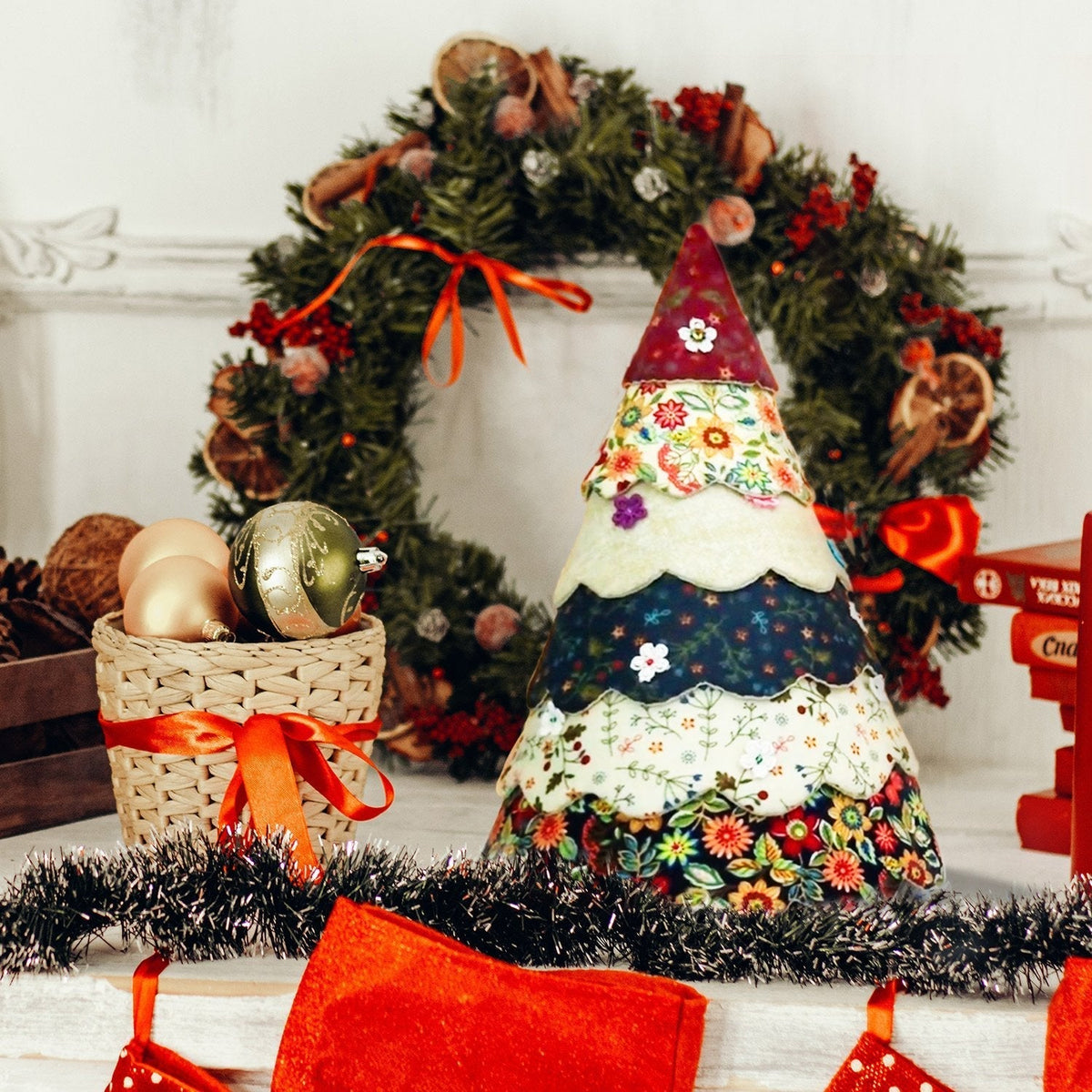 🔥Handmade Christmas Tree Quilting Set🎄