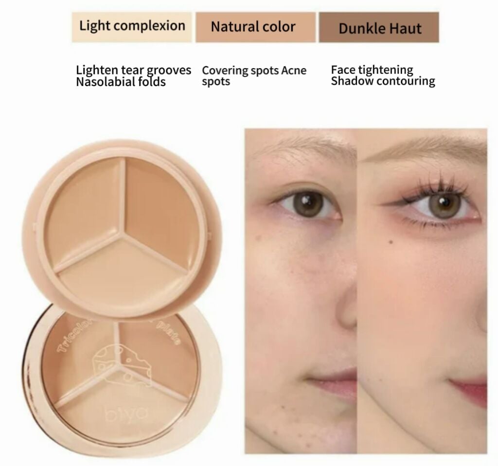 🔥Hot Sale🔥3-In-1 Contouring And Brighten Concealer Palette