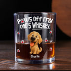 Paw It Off Now - Personalized Whiskey Glass