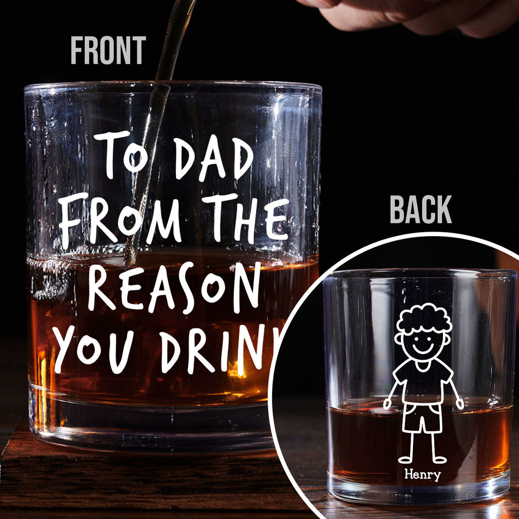 Your Reasons - Personalized Whiskey Glass